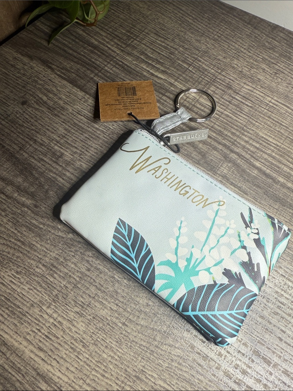 NWT Starbucks Washington Keychain Pouch Card Holder - Picture 4 of 6